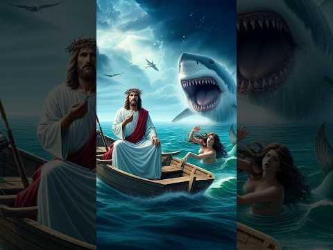 ✨ JESUS vs MERMAID ’s Big Decision ✝️🧜‍♀️- A Mysterious Love Story? 🌊 #jesus #mermaid #biblequiz