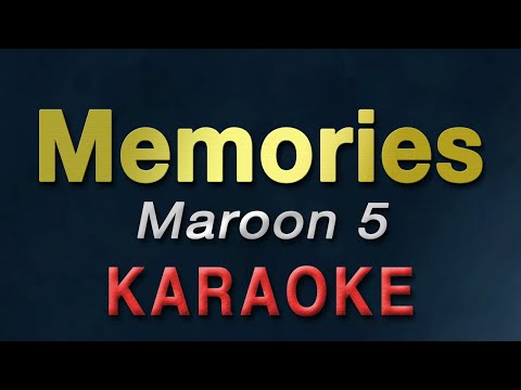 Memories - Maroon 5 | KARAOKE