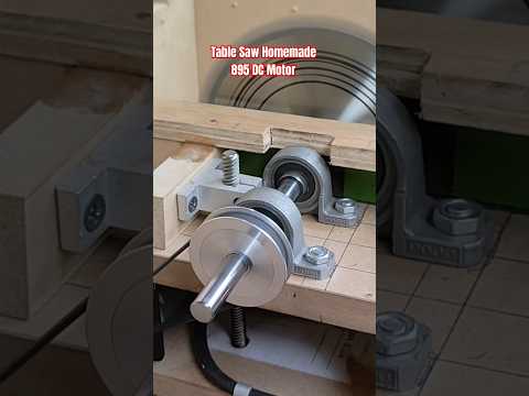 Do it yourself ‼️ Homemade Table Saw dinamo DC 895 #diy #homemade #trending