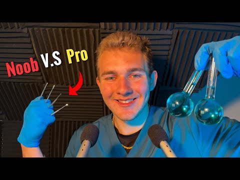 ASMR Noob vs Pro (Ear Cleaning)