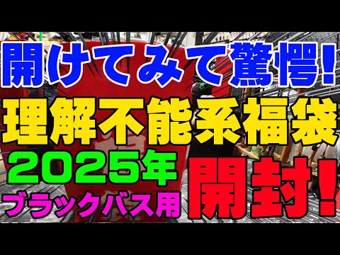 開けてみて驚愕！理解不能なブラックバス用福袋を開封！！【福袋開封】【2025】【バス釣り】【シャーベットヘアーチャンネル】【釣具福袋】【フィッシング遊名古屋東郷店】