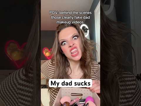 Dad fixed his act real quick #pov #povcomedy #makeup #dad #makeupbag #grwm #povs