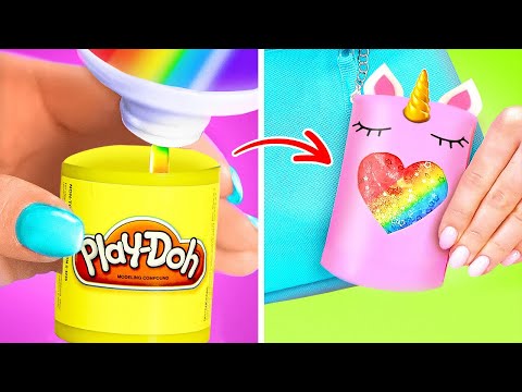 SUPER RAINBOW CRAFTS | Unicorn Approved DIY Ideas and Hacks by 123 GO! Series