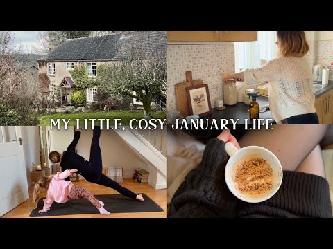 The cosiest days of Winter in the English Countryside | Cleaning, Yoga, Cotswolds Slow living vlog