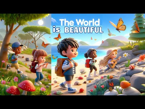 The World is Beautiful | Explore the beauty of our Planet for Kids | Educational #nurseryrhymes