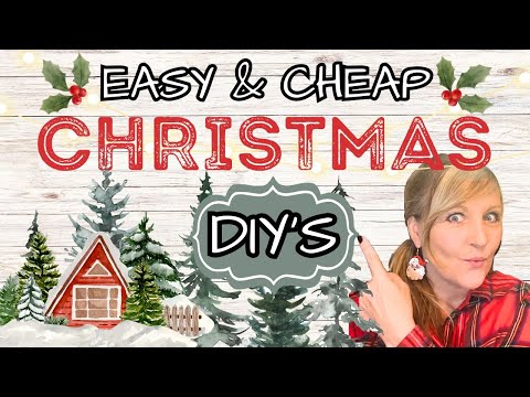 CHRISTMAS DIY EASY & CHEAP