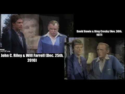 Side by Side of Peace on Earth w/ David Bowie, Bing Crosby, Will Ferrell, and John C. Riley