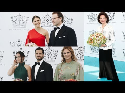 Swedish Royal Family at Polar Music Prize 2018 Green Carpet