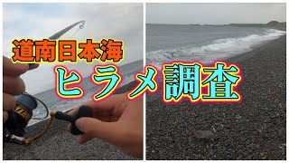 【北海道サーフ】道南日本海(松前方面)でサクラマス&ヒラメ調査！