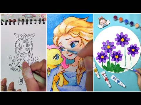 Relaxing Creative Art | Fun and Easy Drawing Tricks. Simple Pencil Drawing Tutorials,  ▶11