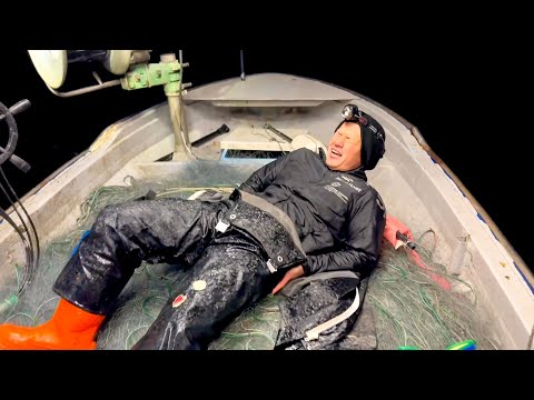 Japanese Fisherman Gets Injured in the Raging Sea, the First Fishing of 2024?!