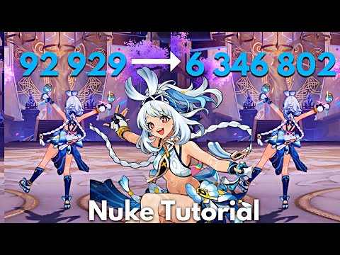 F2P MUALANI 6.5 Million Nuke Tutorial Genshin Impact