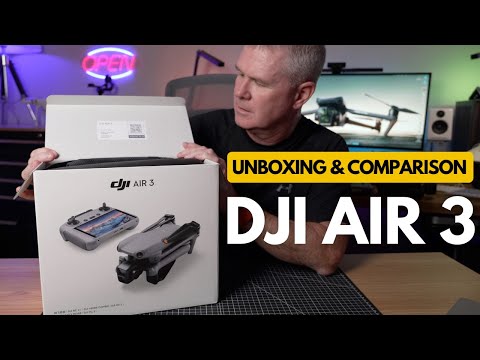 DJI Air 3 RC2 Fly More Combo- Unboxing & Comparison  #dji #djidrone #djiair3 #dronevideo #drone