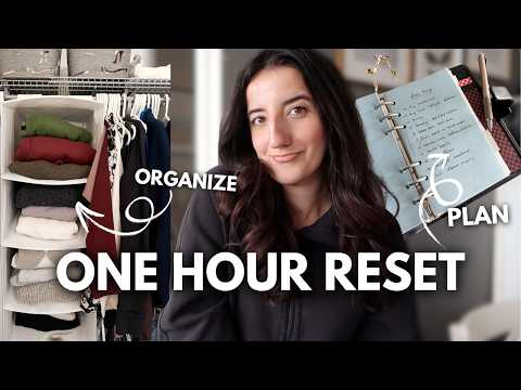 RESET YOUR LIFE in ONE HOUR (it actually works) ✨