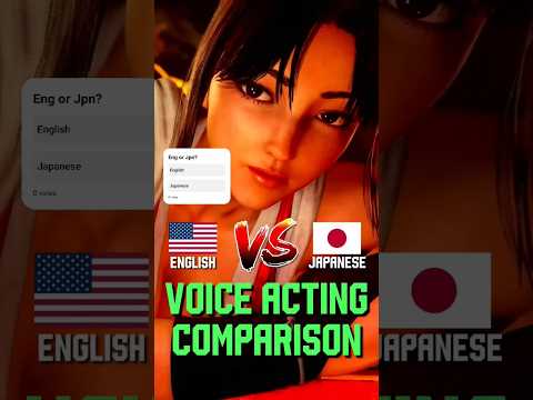 SF6 Mai: English Vs Japanese- Voice Actor Comparison! #StreetFighter6 #Capcom #スト6 #shorts #Mai