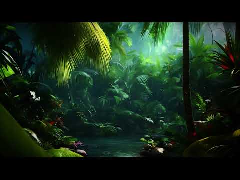 Sleep, Study, Meditate or Relax with Calming Afternoon Jungle Sounds