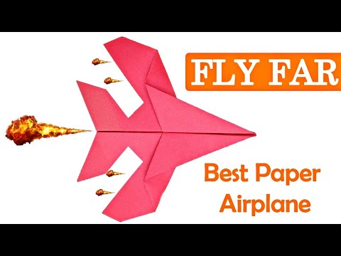 FLY 299 FEET! How to Make a Super Flying Paper Plane | Best Easy Tutorial