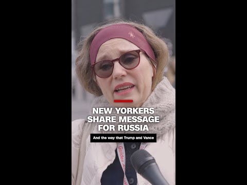 New Yorkers share message for Russia