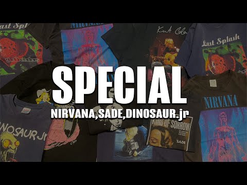 【海外買付】スペシャルヴィンテージ！NIRVANA / SADE 他（玄人向けTシャツ特集）