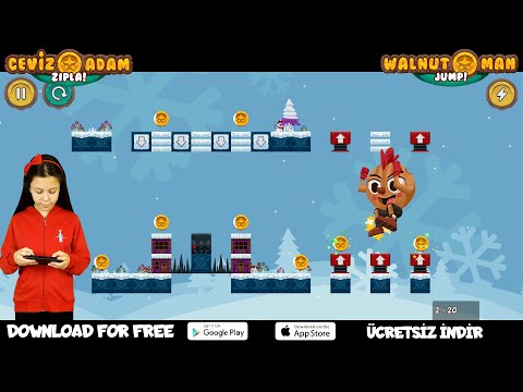 " Walnut Man : Jump " Game Now Available on the App Store & Play Store ! Developed by SELAY CC games