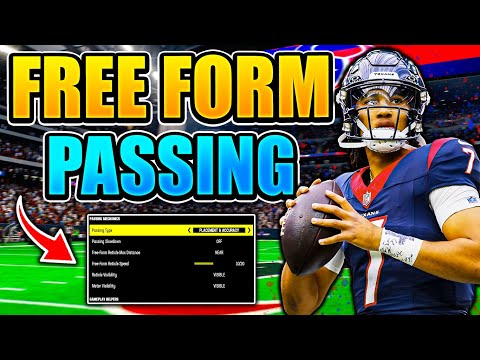 How to EASILY Free Form Pass Like A Pro in Madden 24!