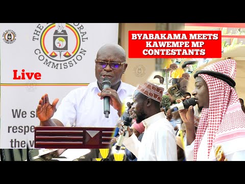 LIVE NOW, BYABAKAMA MEETS ALL KAWEMPE MP CONTESTANTS