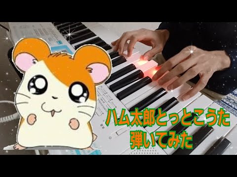 【ピアノ】ハム太郎とっとこうた（初級）弾いてみた！