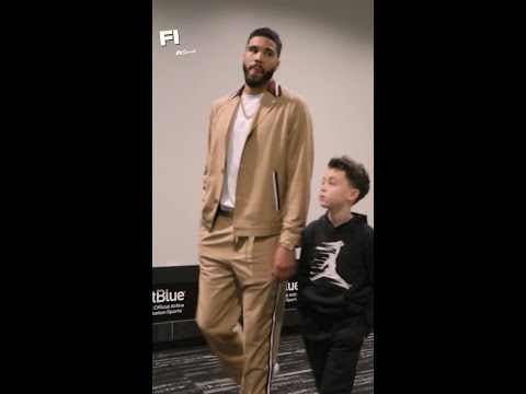 Big Deuce and Lil' Deuce arriving at TD Garden 🙌