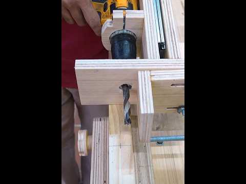 Amazing wooden Clamp Jig with Dowel Jig #shorts #woodworking #clamp #dowel