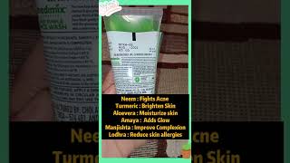 Medimix Ayurvedic Anti Pimple Face Wash Review 💕#shorts #skincare #ytshorts #viralshorts #shortvideo