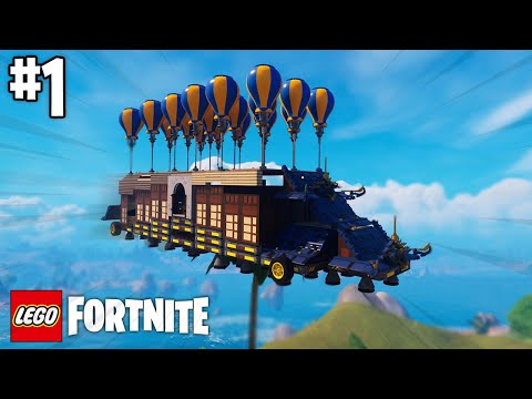 BUILDING VEHICLES in LEGO FORTNITE