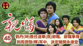 【周潤發 鄭裕玲TVB劇】 親情 Brothers 45/75 |劉丹(坤)教任達華(熹)辭職 | 周潤發、鄭裕玲、任達華、藍天、黃樹棠|粵語中字 | TVB1980