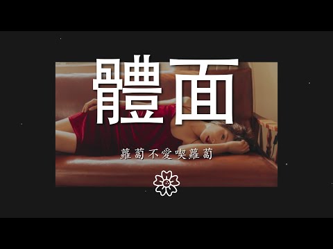 蘿蔔不愛喫蘿蔔 - 體面『』【動態歌詞Lyrics】