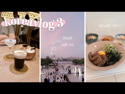 KOREA VLOG #3 | Korean Michelin guide eating and drinking , jewelry unboxing, chimaek at Han River!