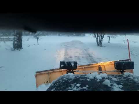 plowing snow with a 4 cyl YJ