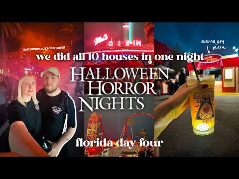 DAY 4 | halloween horror nights 32 vlog! universal orlando scare mazes and snacks (+ our thoughts)