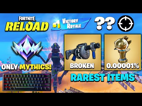 Fortnite Reload | High Kill Solo UNREAL Ranked Win (Keyboard & Mouse ASMR) Kit's Launcher & Goldfish