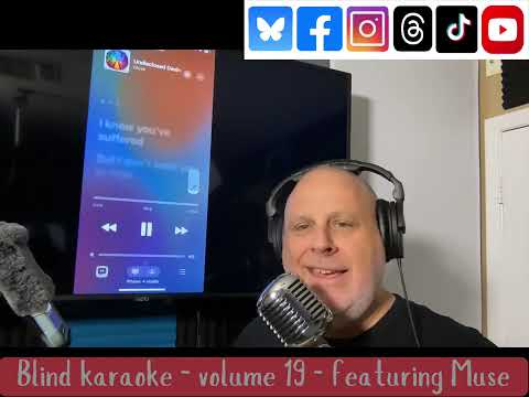 Blind Karaoke- volume 19 featuring Muse songs