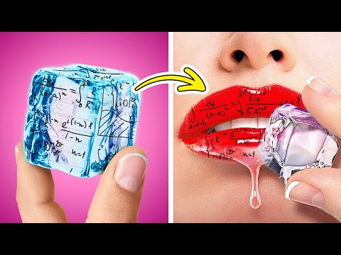 ART CHALLENGE AND DRAWING TRICKS 💝 DIY School Supplies You Need to Make by 123 GO!