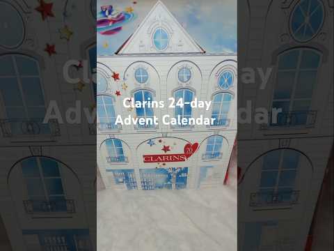 Clarins limited-edition 24-piece Advent Calendar 2024 unboxing