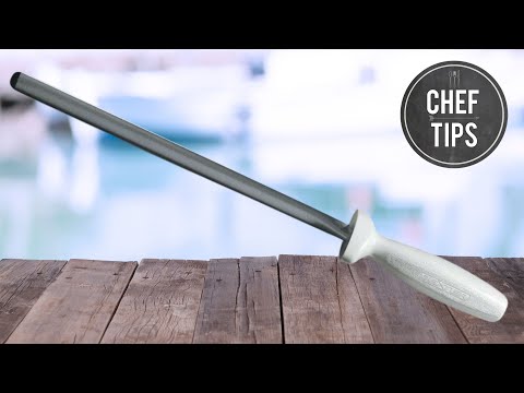 How to Use a Diamond Sharpening Steel - Diamond Sharpener Tutorial