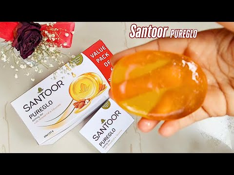 Santoor Pure Glo Bathing Bar Review | Best Soap for Dry Skin? | Honest Review & Demo