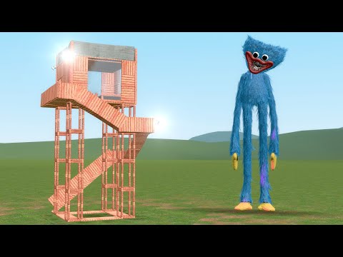 HUGGY WUGGY Chapter 1 Vs Towers In Garry's Mod