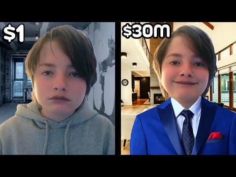 $1 vs $30,000,000 Fortnite House!