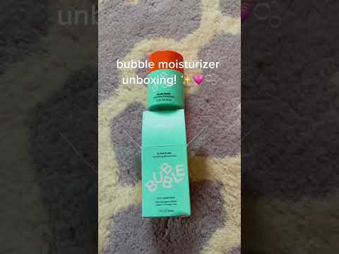 bubble slam dunk moisturizer unboxing 🫧✨🩷