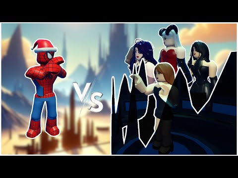 Spiderman vs all Prom Characters | Heroes Online World