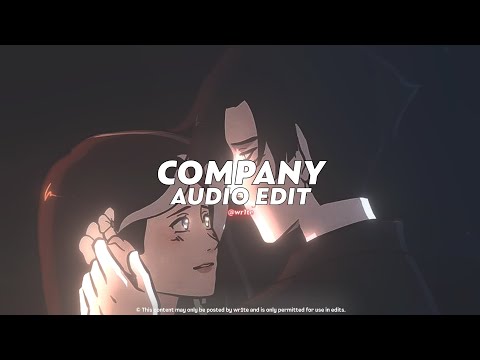 company (tiktok version) || justin bieber [ edit audio ] v2