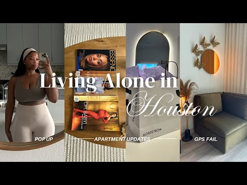 Living Alone In Houston: Finding my way, Apartment Updates, Trying New Things | GeranikaMycia