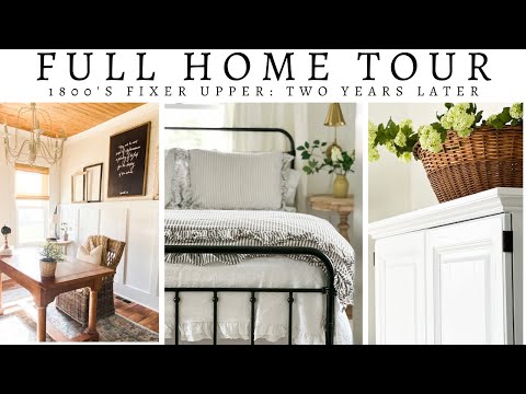 Full 1800's Home Tour Before and After (Two Year Update!)