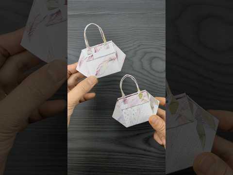 👛 Handbags 👛 speak louder than words 😉#EasyPaperCrafts #diy